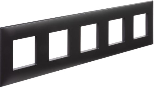 Рамка универсальная DKC Avanti 5-м. черный матовый фото Рамка универсальная DKC Avanti 5-м. черный матовый картинка